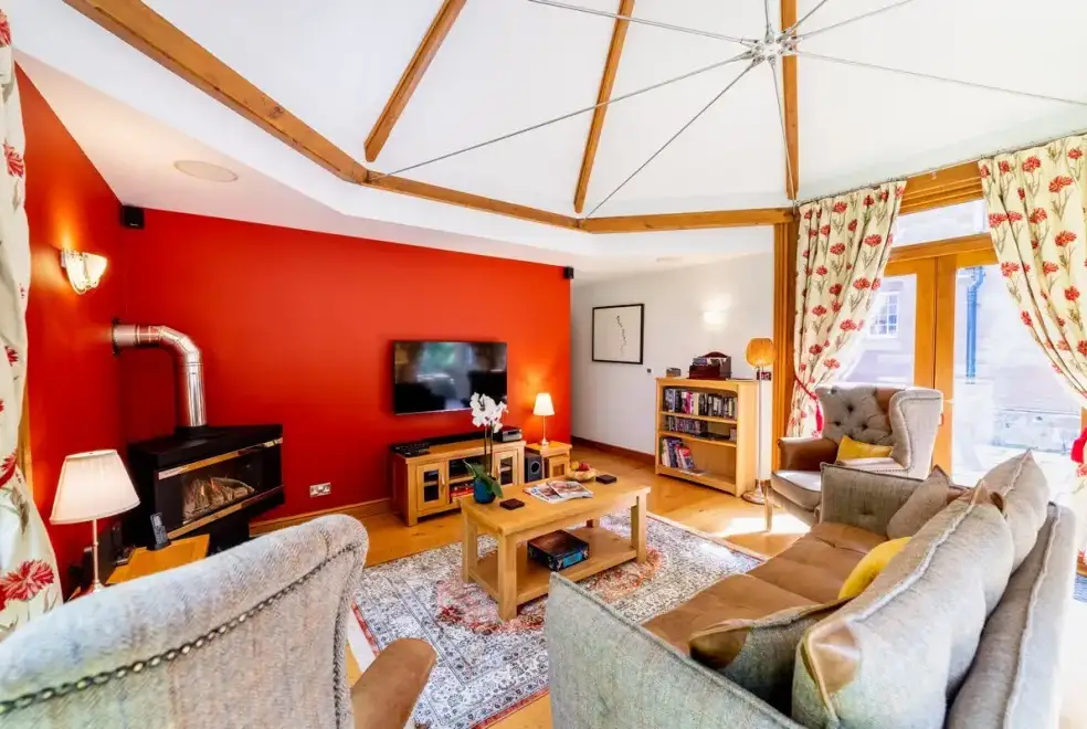 Lounge at Heads Nook Hall Cottage