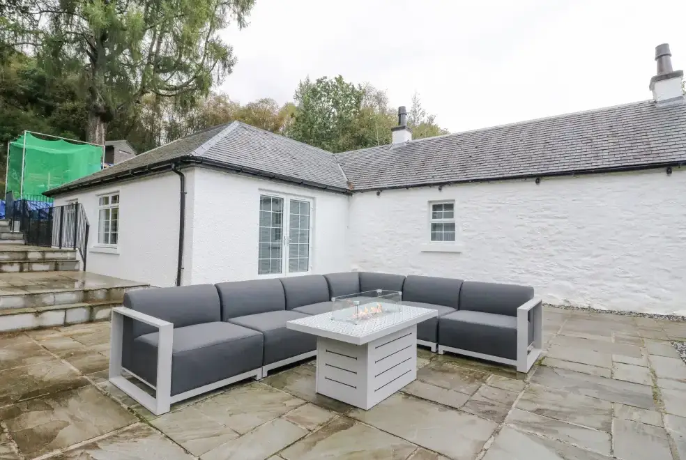 Patio area at Heatherbank