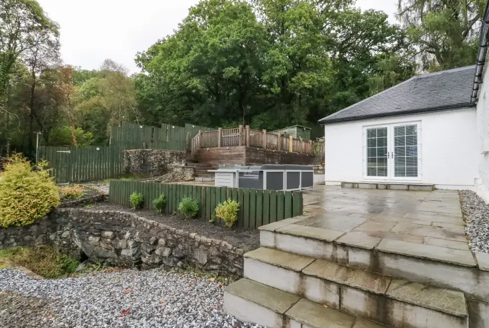 Patio area at Heatherbank