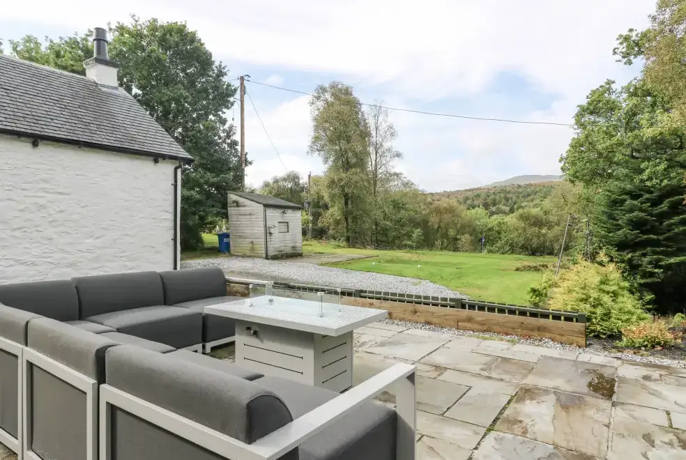 Patio area at Heatherbank