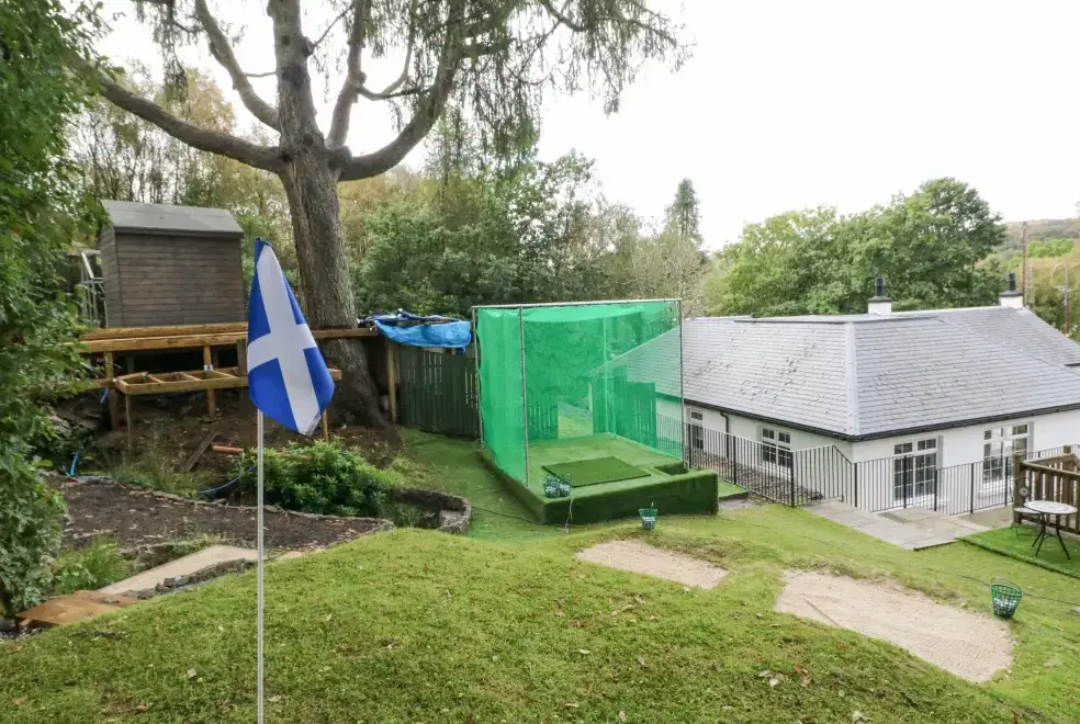 Outdoor games area at Heatherbank