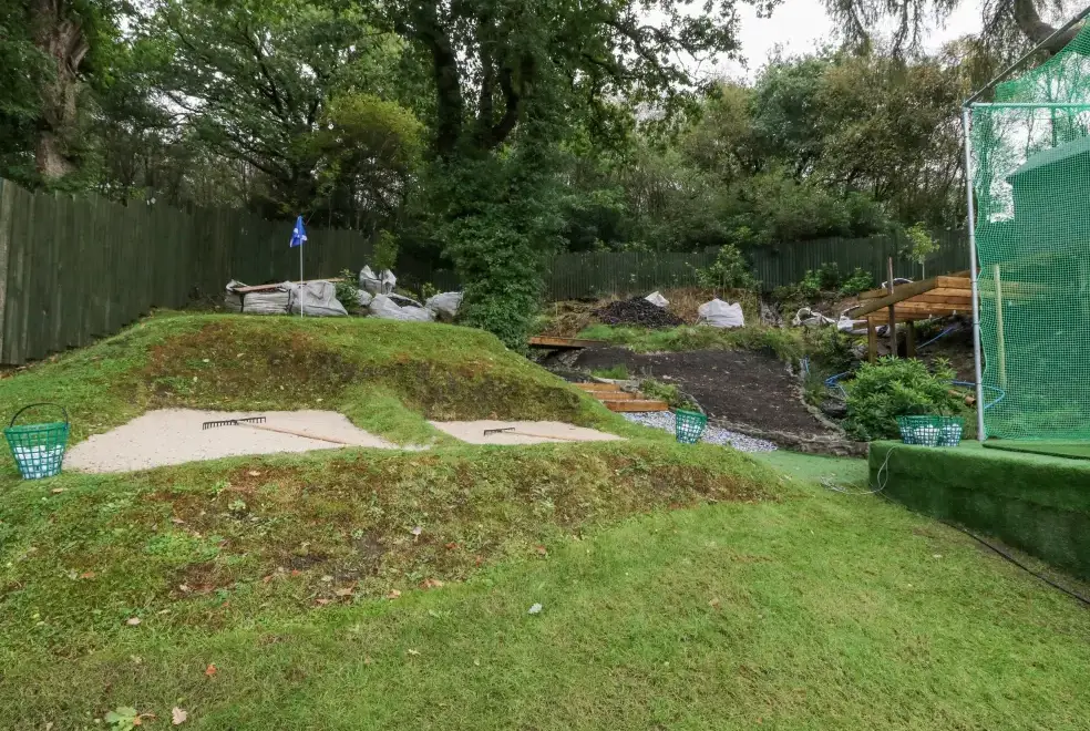 Outdoor games area at Heatherbank