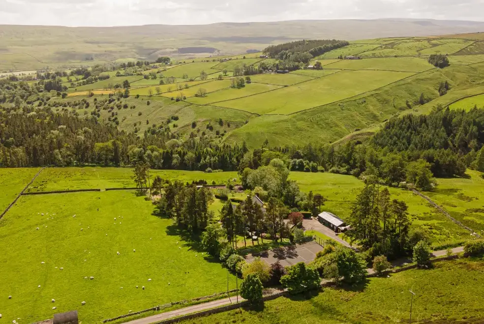 Countryside views at Heatherbrae