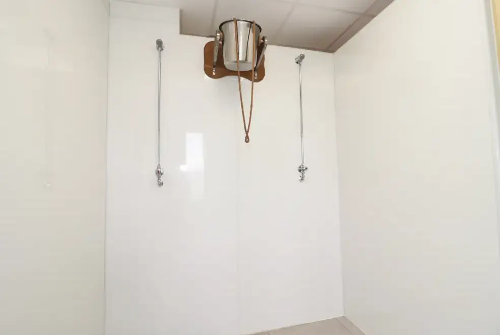 Shower room at Hemmel Rural Retreat with Hot Tub