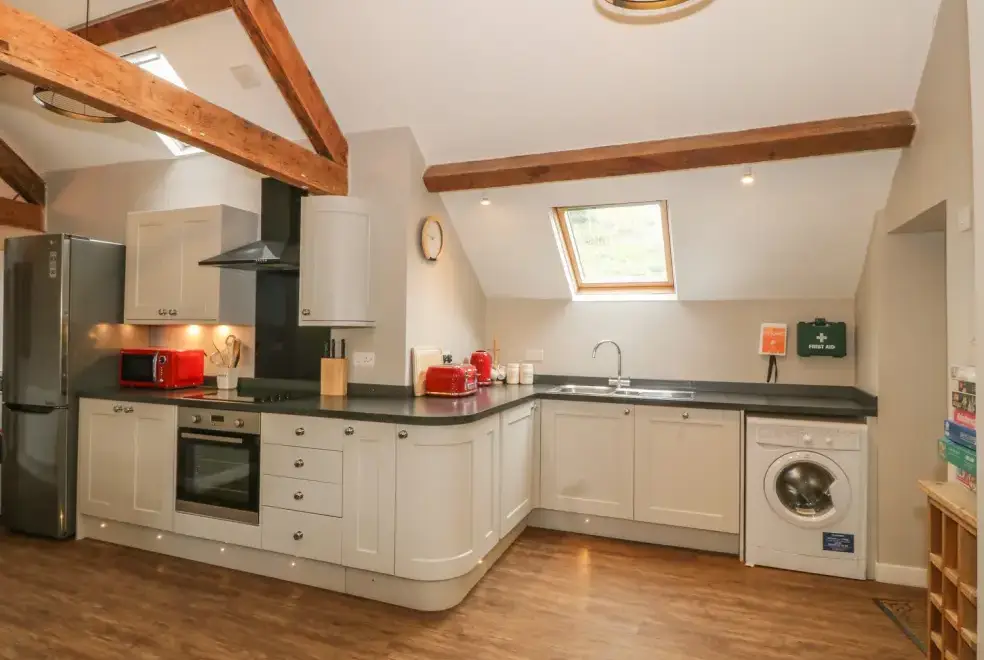 Kitchen/diner at Hen Blas