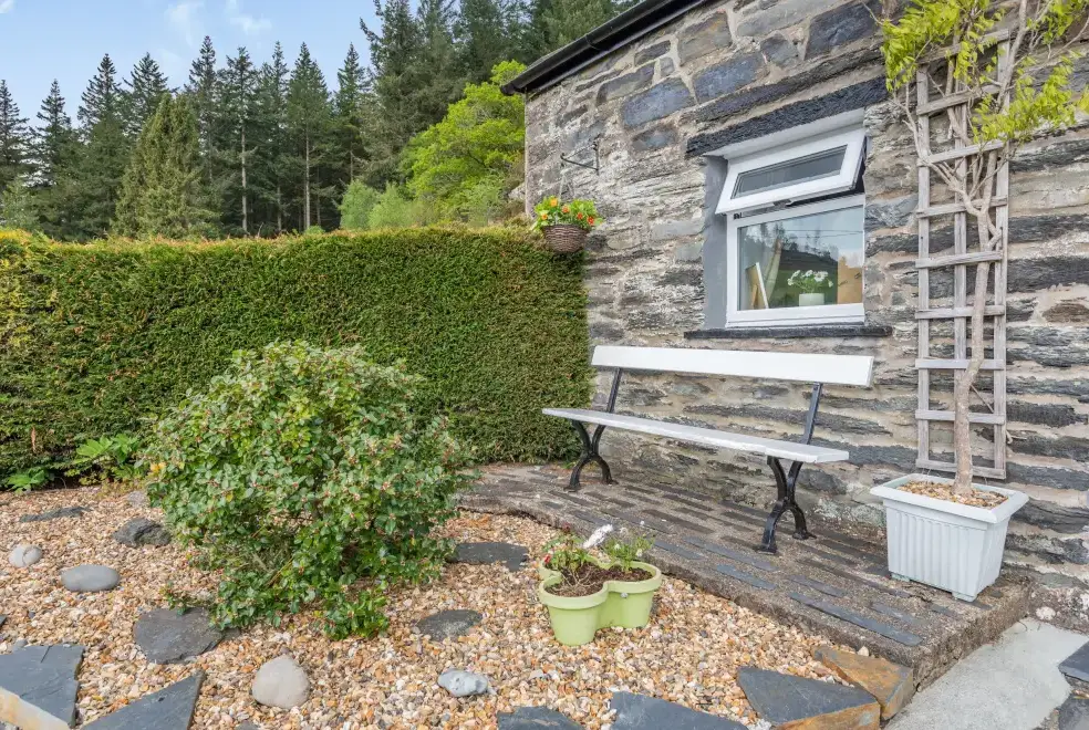 Garden at Henrhiw Bach