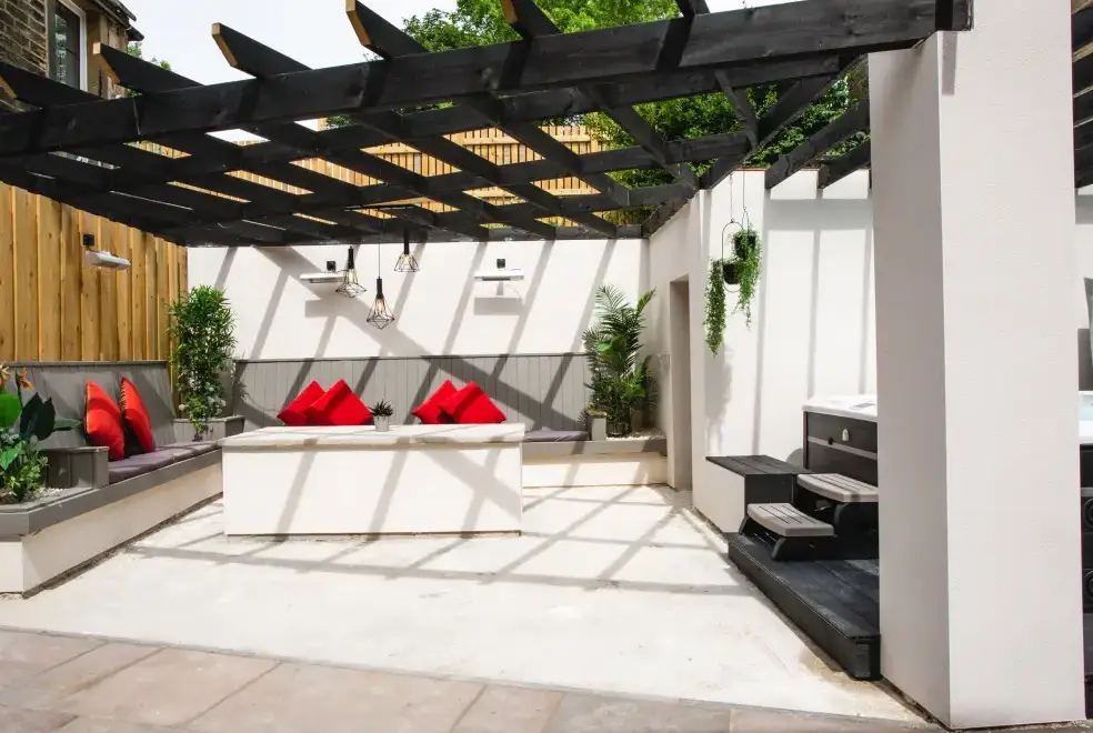 Patio area at Herriots House