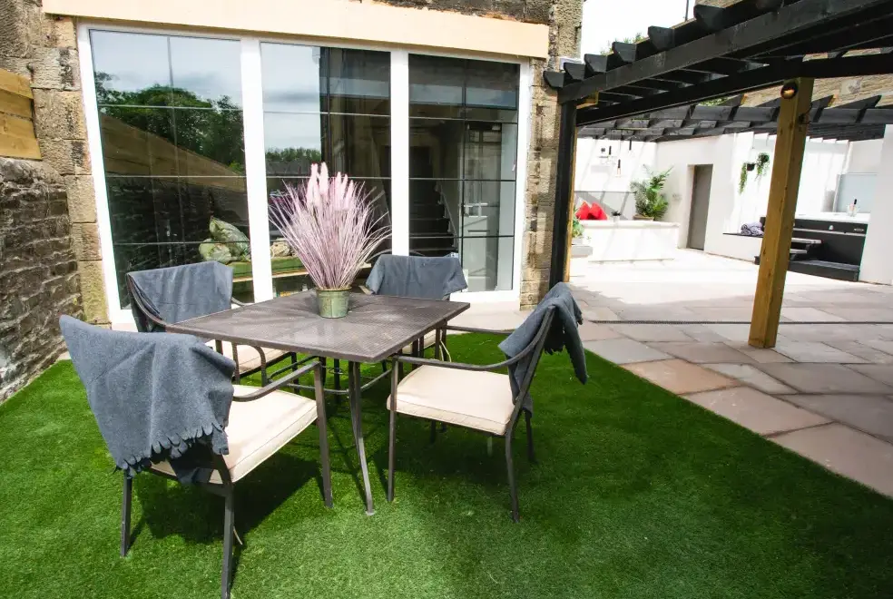 Patio area at Herriots House