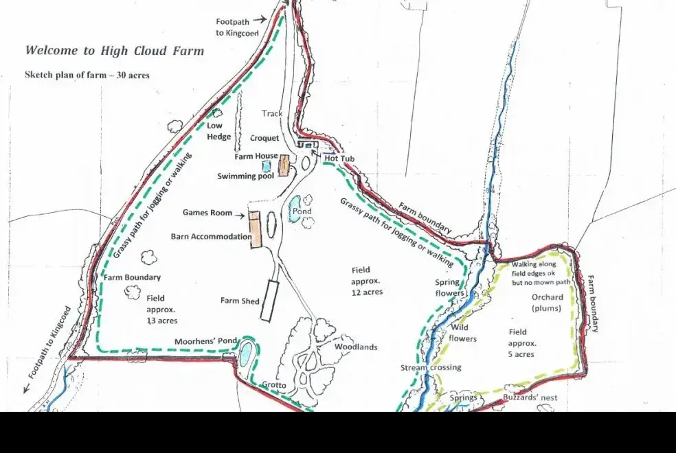 Countryside views at High Cloud