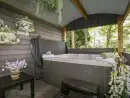 Private Hot Tub at High Rigg Shepherd's Hideaway - thumbnail photo