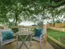 Decked area at High Rigg Shepherd's Hideaway - thumbnail photo