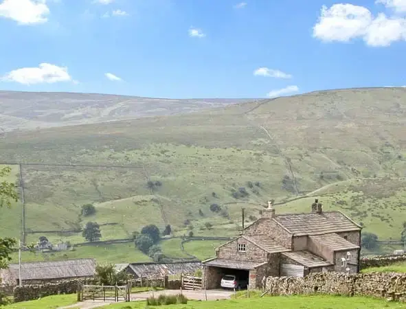 Countryside views at High Smarber