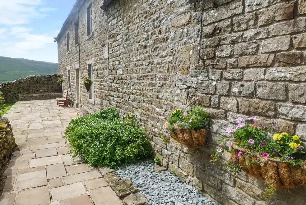 Patio area at High Smarber