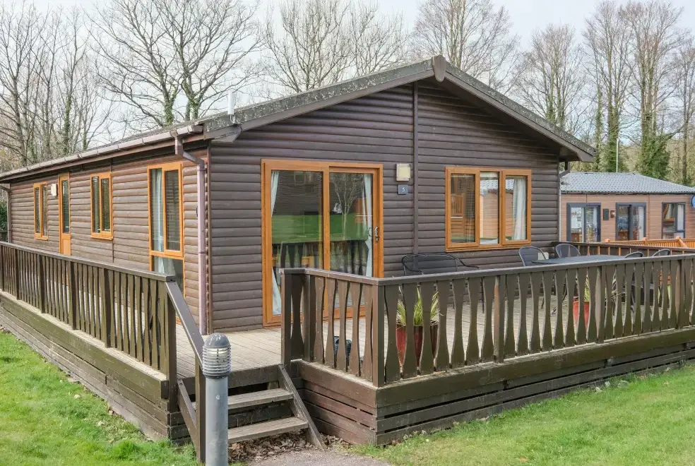 Decked area at High Tide