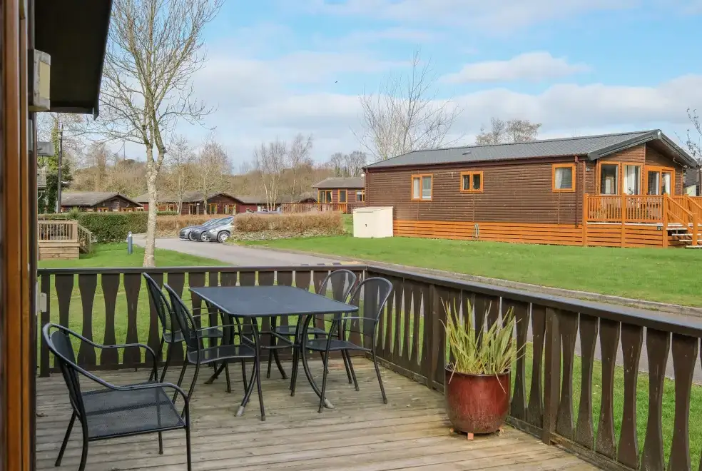 Decked area at High Tide