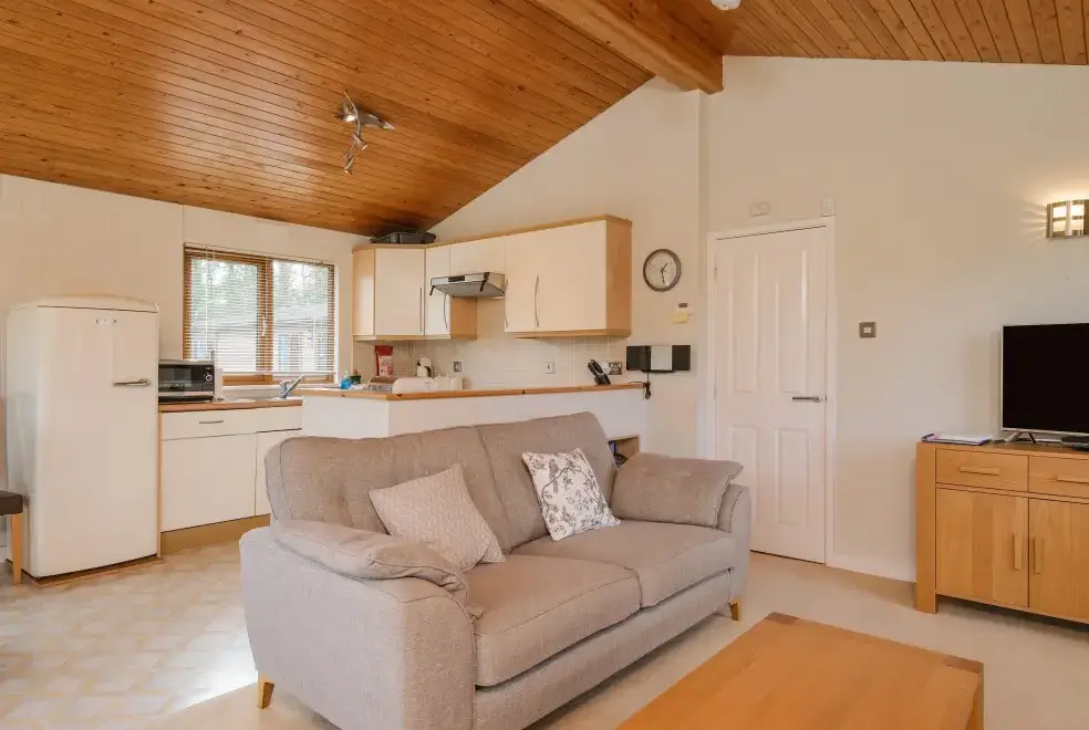 Open plan living area at High Tide