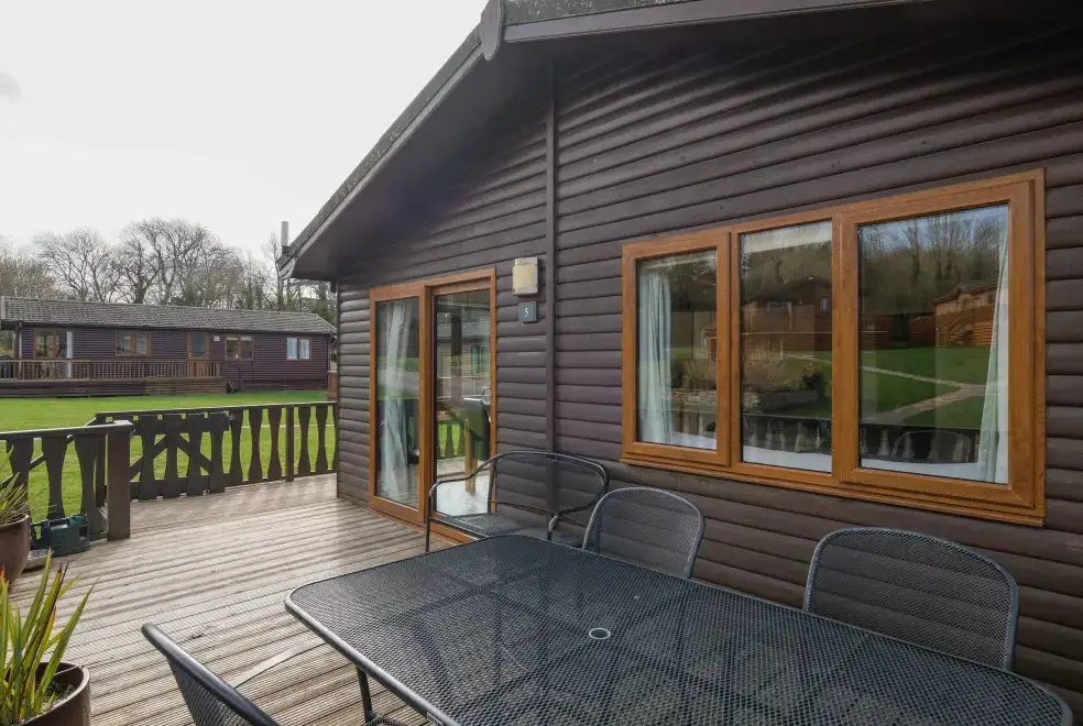 Decked area at High Tide