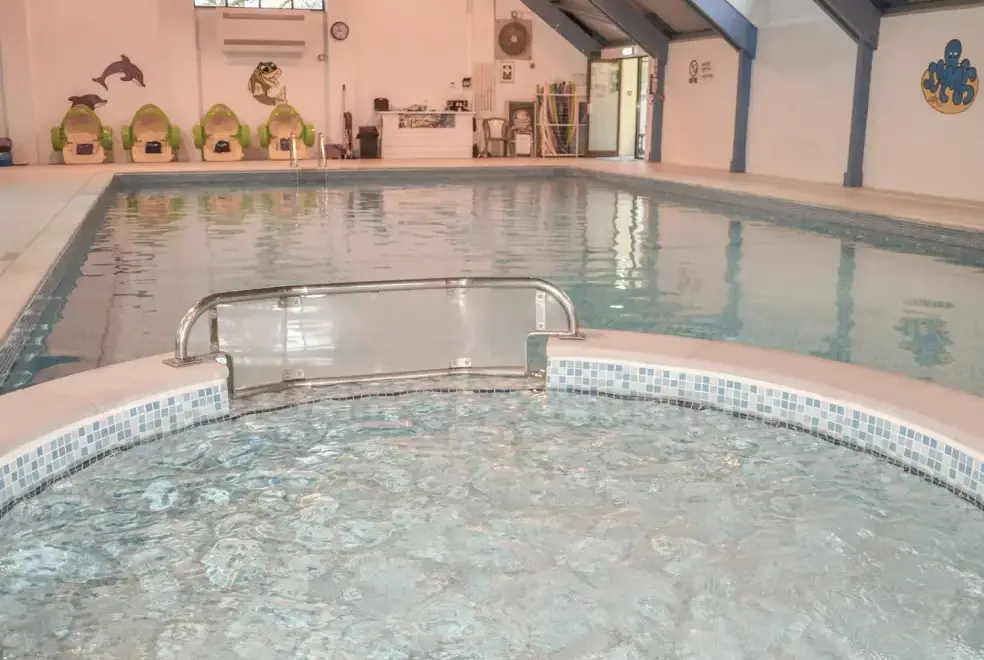 Shared Swimming Pool at High Tide