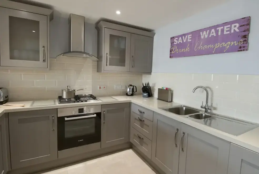 Well equipped kitchen at High Tide