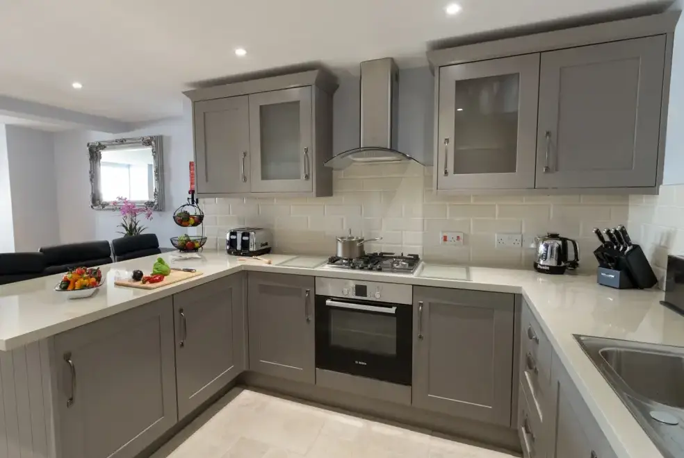 Well equipped kitchen at High Tide