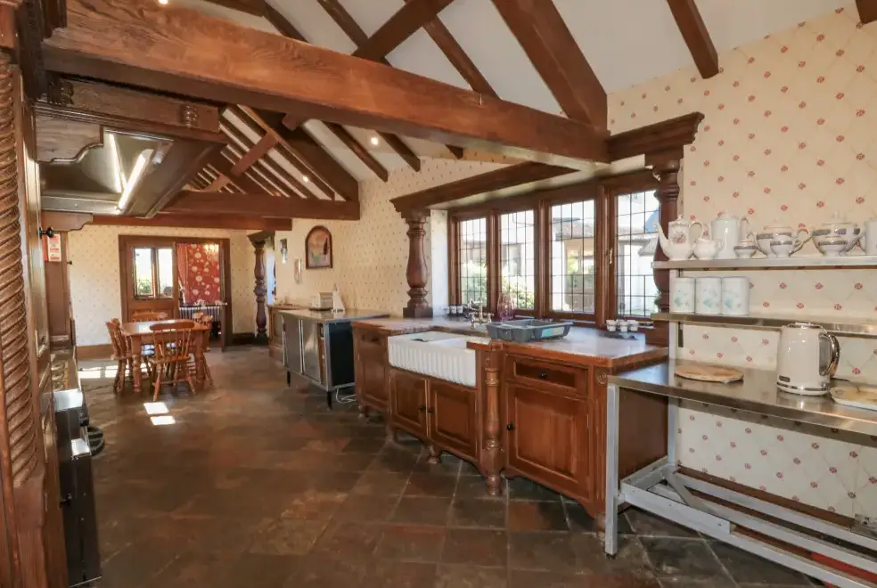 Farmhouse style kitchen at Highcliffe Manor