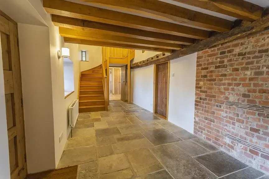 Lounge at Higher Burrow Farmhouse