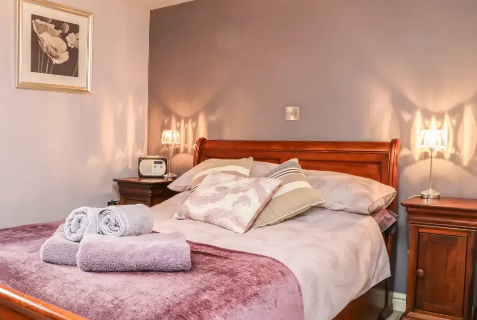 Bedroom at Higher Forda