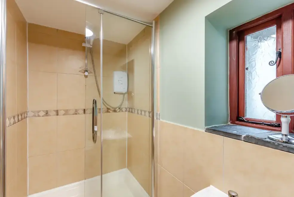 Shower room at Hill Side Barn