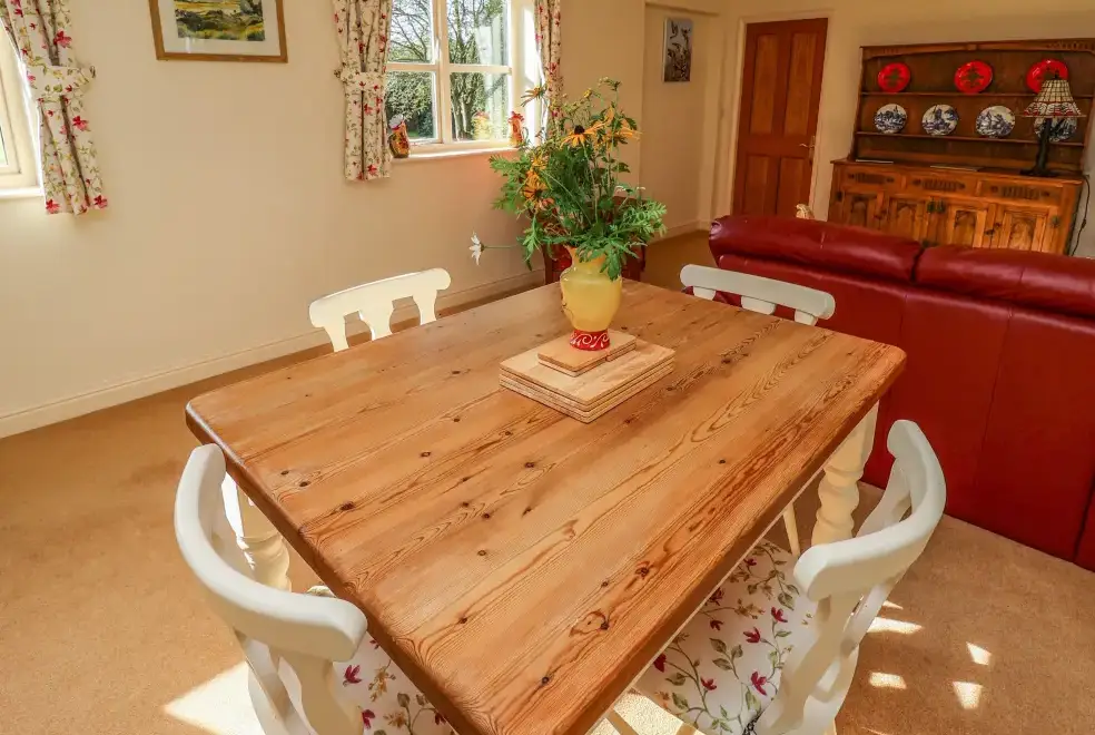 Dining room at Hill Top Cottage