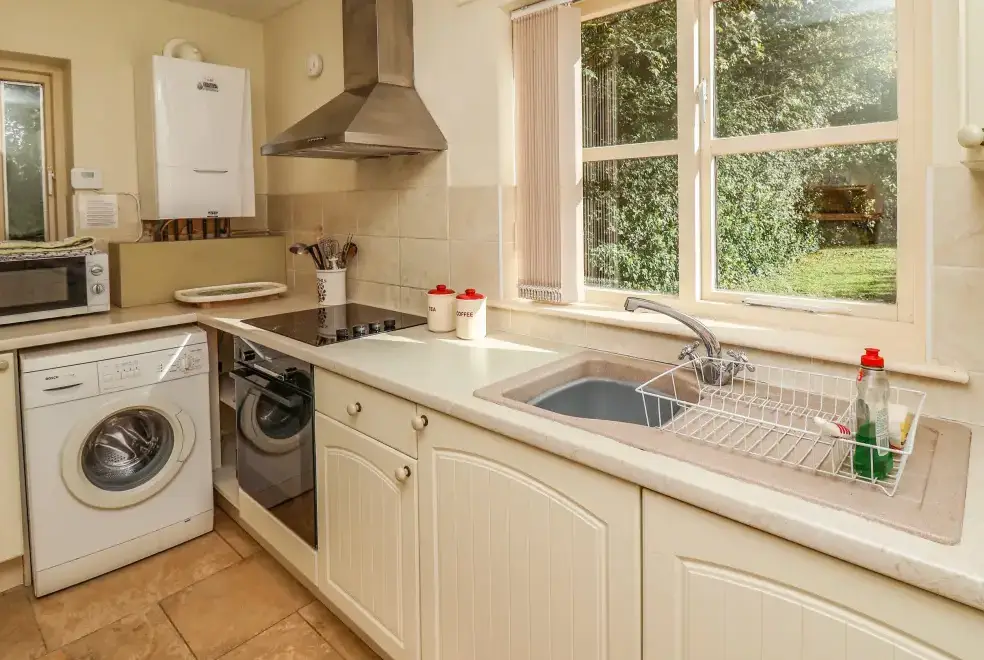 Well equipped kitchen at Hill Top Cottage