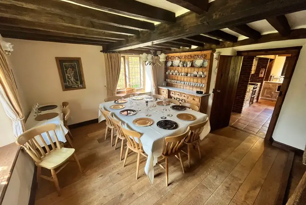 Dining room at Hillside Croft