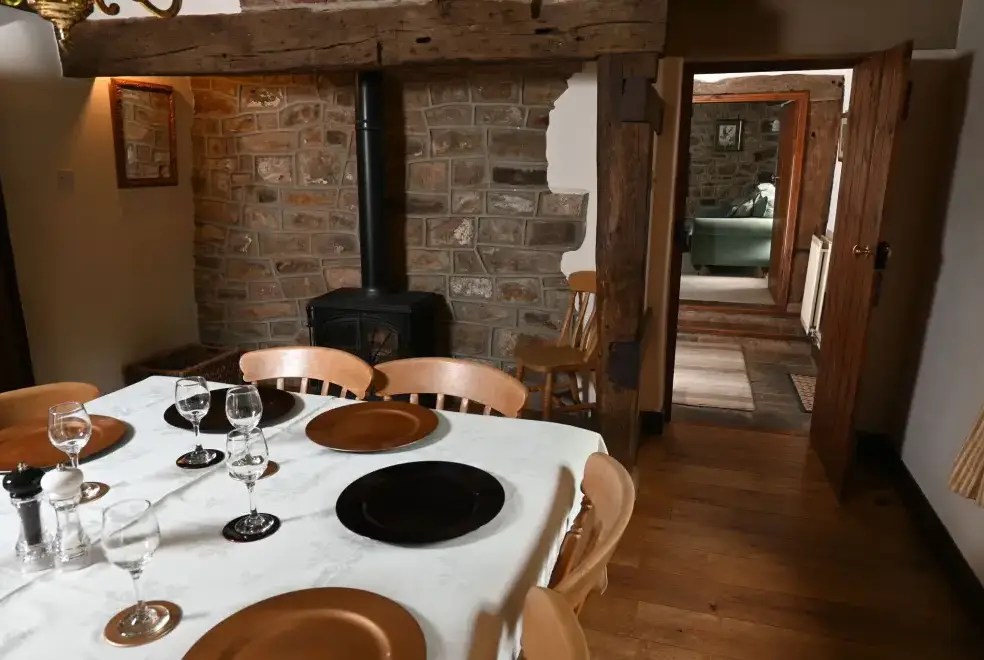 Dining room at Hillside Croft