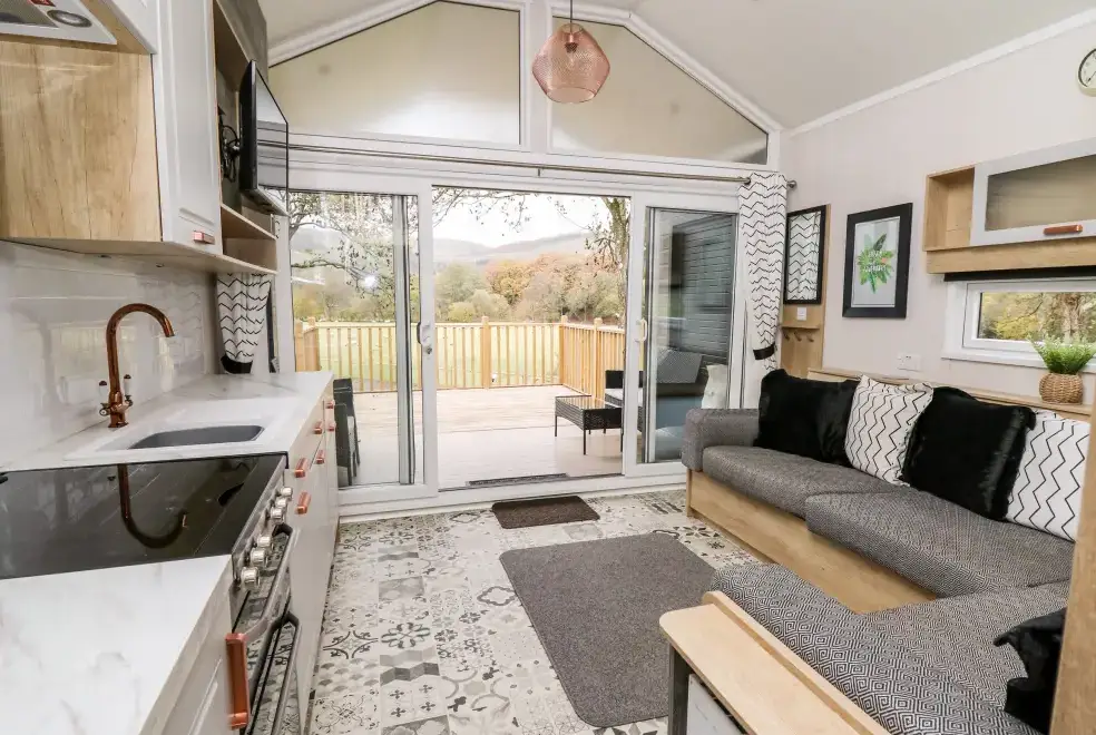 Kitchen/diner at Hillside Lodge