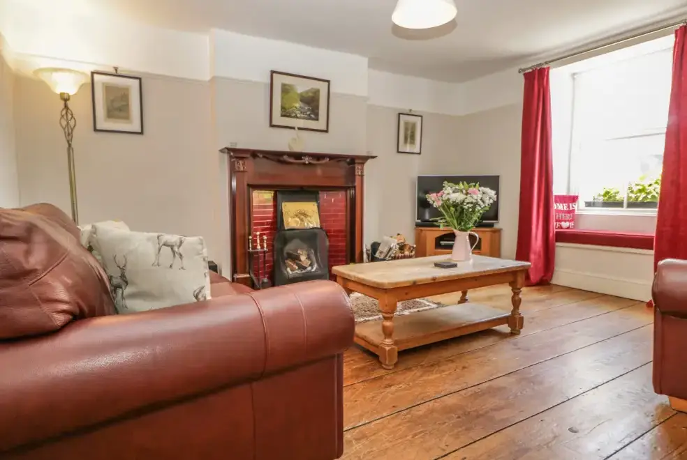 Lounge at Hillside Pet-Friendly Cottage for 7
