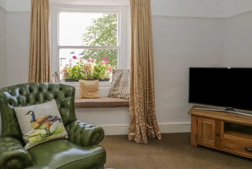 Lounge at Hillside Pet-Friendly Cottage for 7