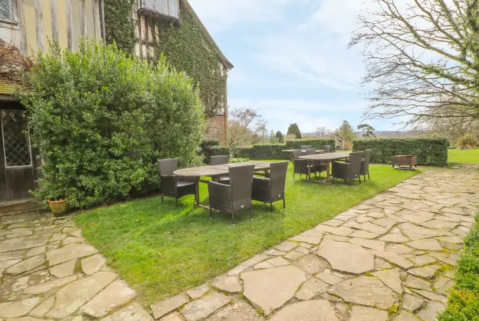 Garden furniture at Hoath House