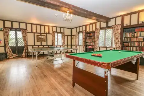 Games Room at Hoath House, Kent