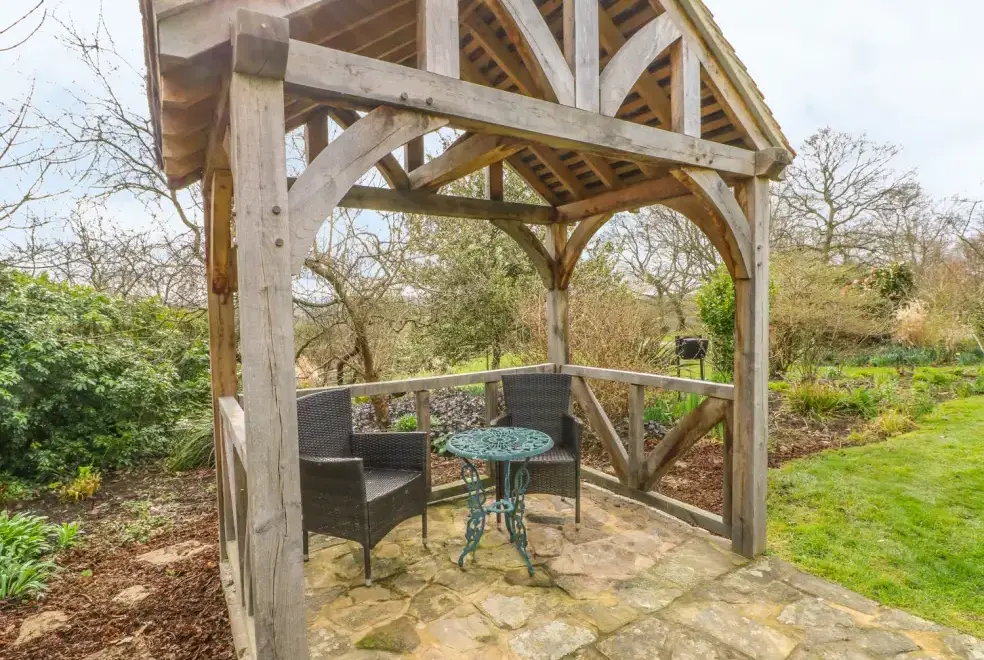 Garden furniture at Hoath House