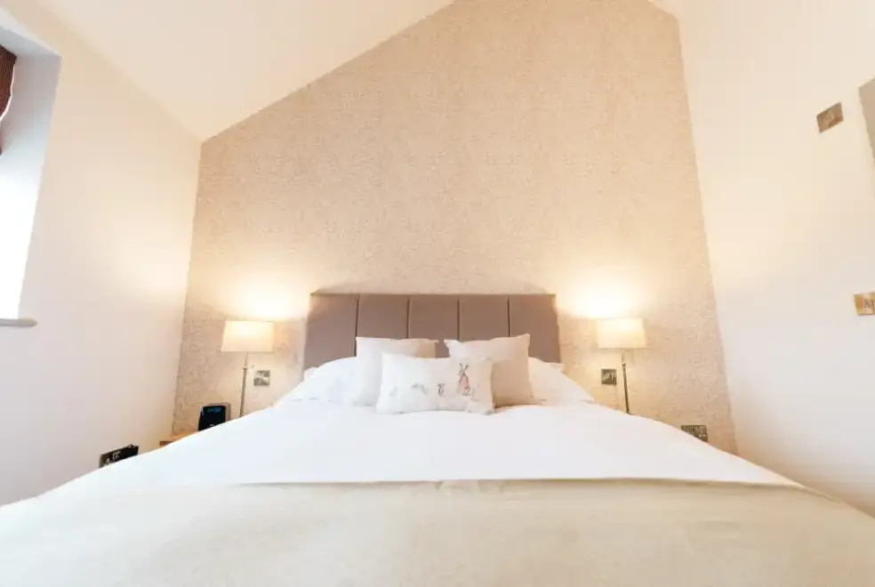 Bedroom at Hollies Barn