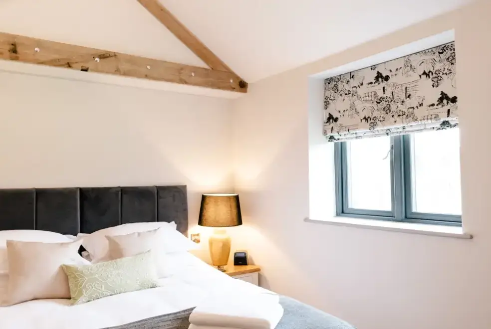 Bedroom at Hollies Barn