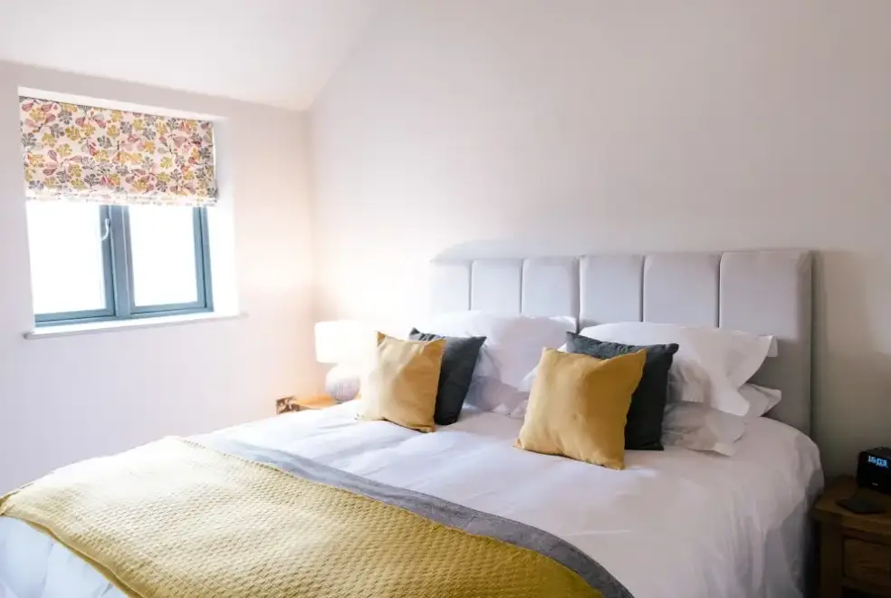Bedroom at Hollies Barn
