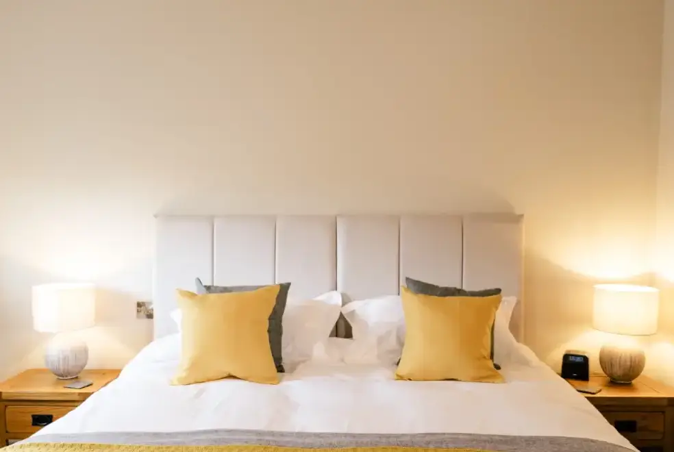 Bedroom at Hollies Barn