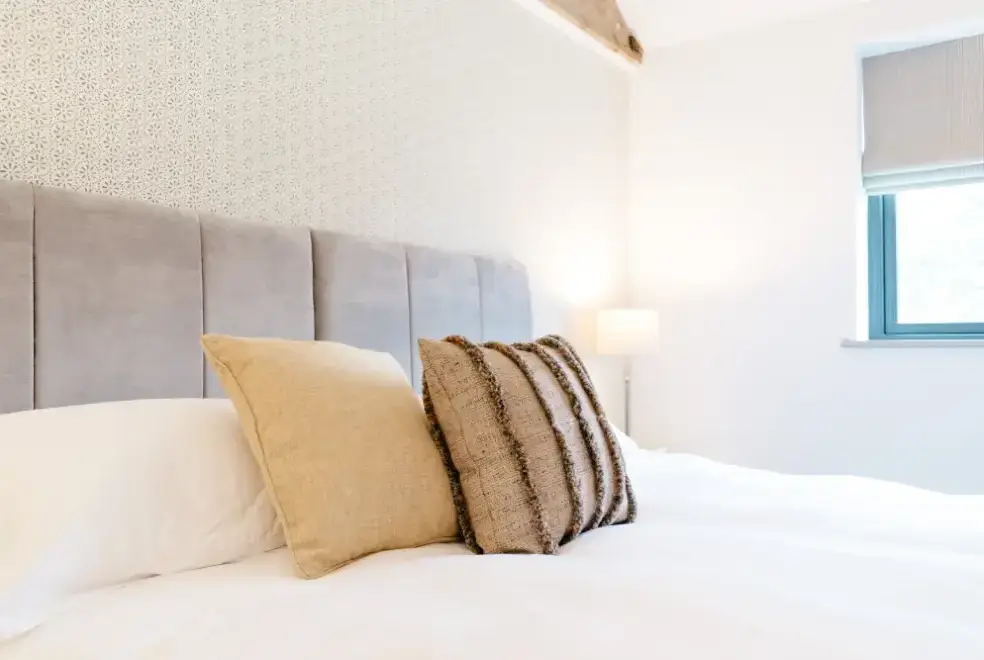 Bedroom at Hollies Barn