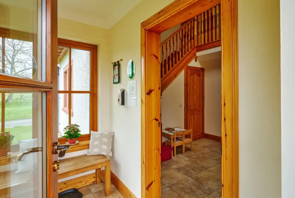 Boot room at Holly House