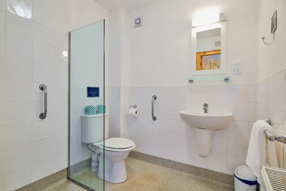 Wet room at Holly House