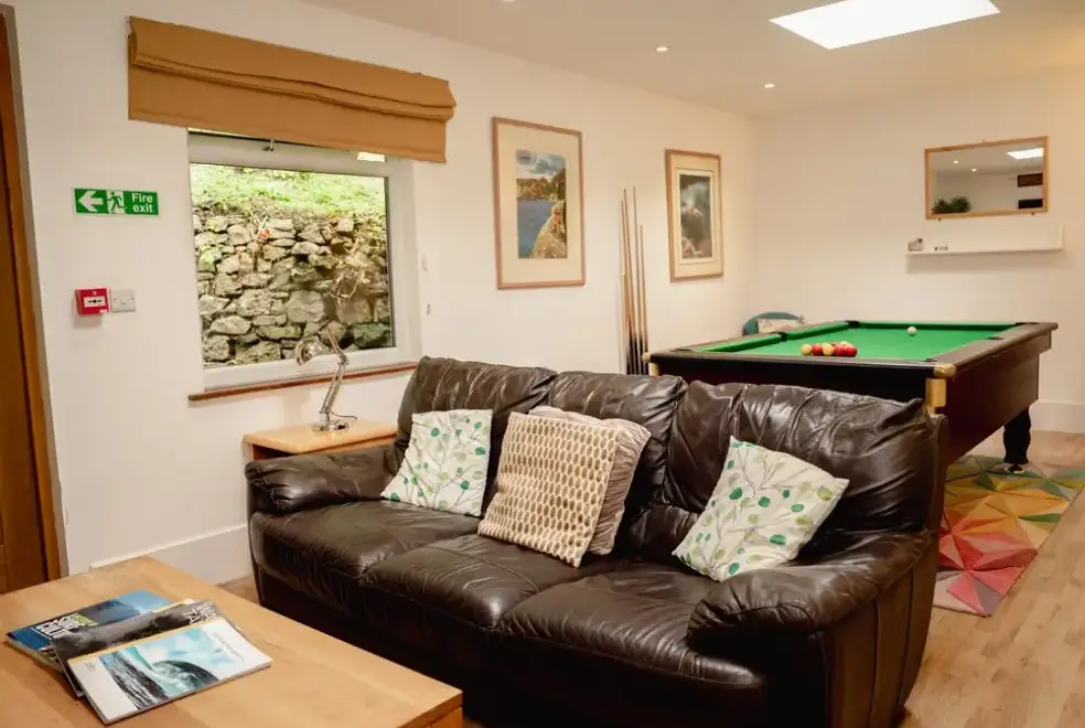 Games Room at Holly Tree House