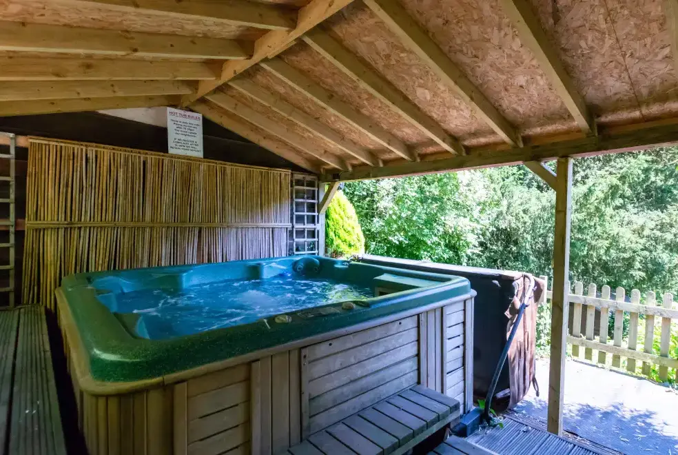 Private Hot Tub at Holly Tree House