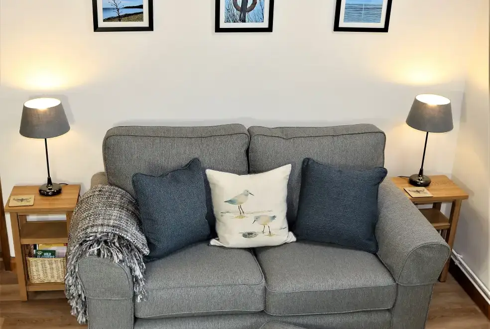 Lounge at Honeysuckle, dog friendly couples' cottage in South Devon