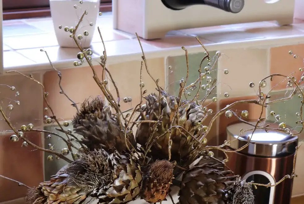 Kitchen/diner at Honeysuckle, dog friendly couples' cottage in South Devon