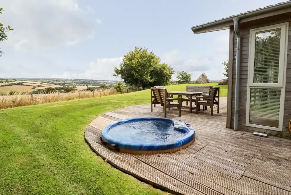 Private Hot Tub at Horizon View Lodge